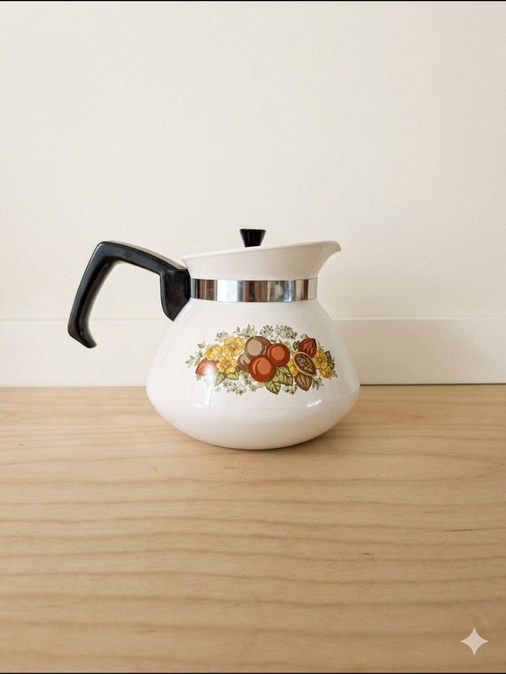 Vintage Corning Ware Spice O' Life Teapot | 6-Cup Retro Server